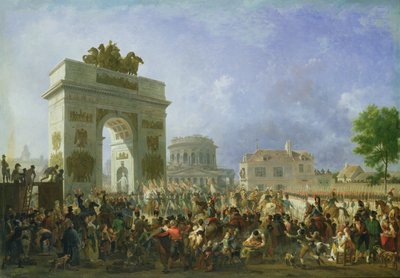 Entrée de la Garde Impériale à Paris à la Barrière de Pantin, 25 novembre 1807 - Nicolas Antoine Taunay